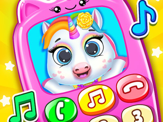 baby princess unicorn mobile phone