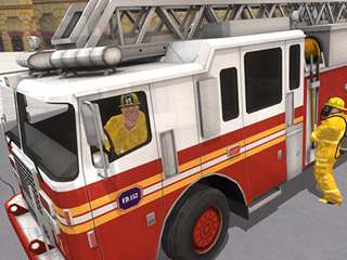 fire truck driving simulator