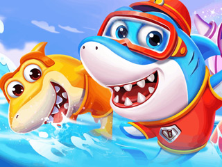 little panda shark family