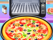 pizza maker cooking